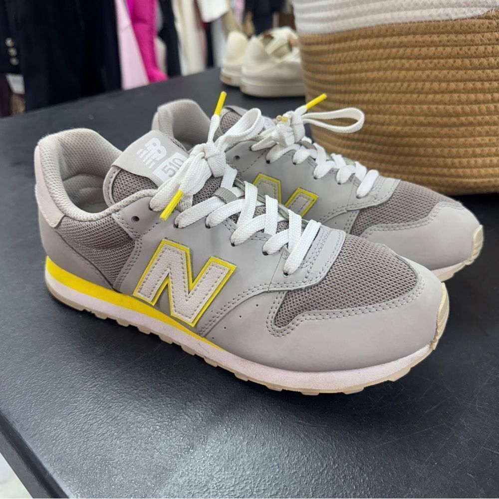 New Balance 510 Gray Yellow Sneakers Women’s 8.5 – Excellent Condition - Picture 4 of 9